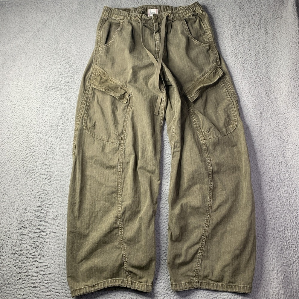 Urban Outfitters BDG Station Baggy Barrel Leg Cargo Pants XS/TP Hue Green